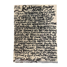 Load image into Gallery viewer, Mellow War - Handwritten Lyrics / CD