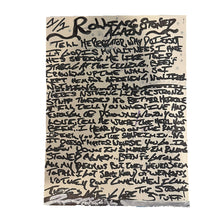 Load image into Gallery viewer, Mellow War - Handwritten Lyrics / CD
